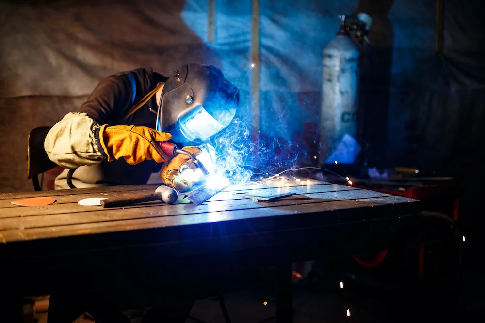 Industrial metal welding